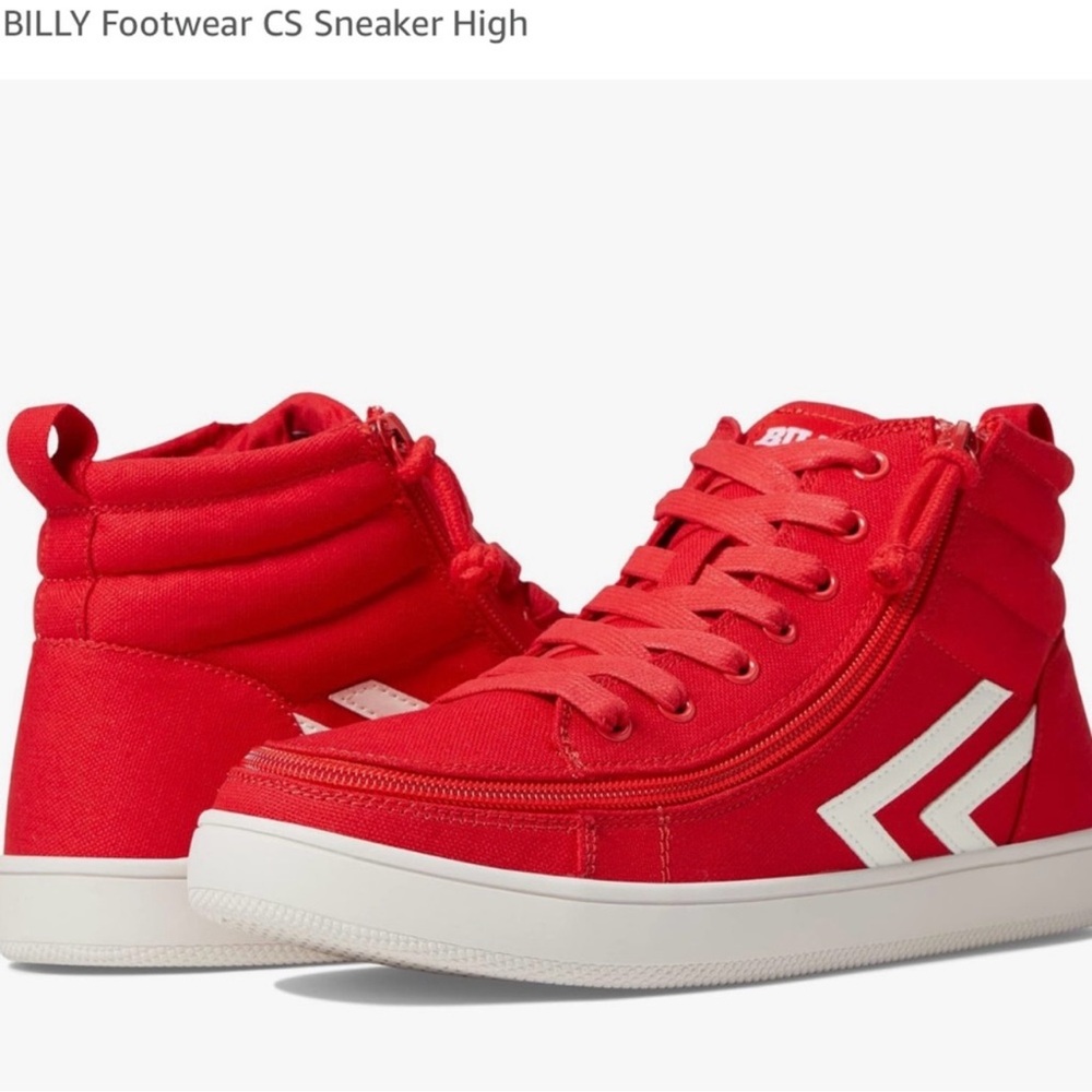 NEW Billy Red High-Top Men Sneakers